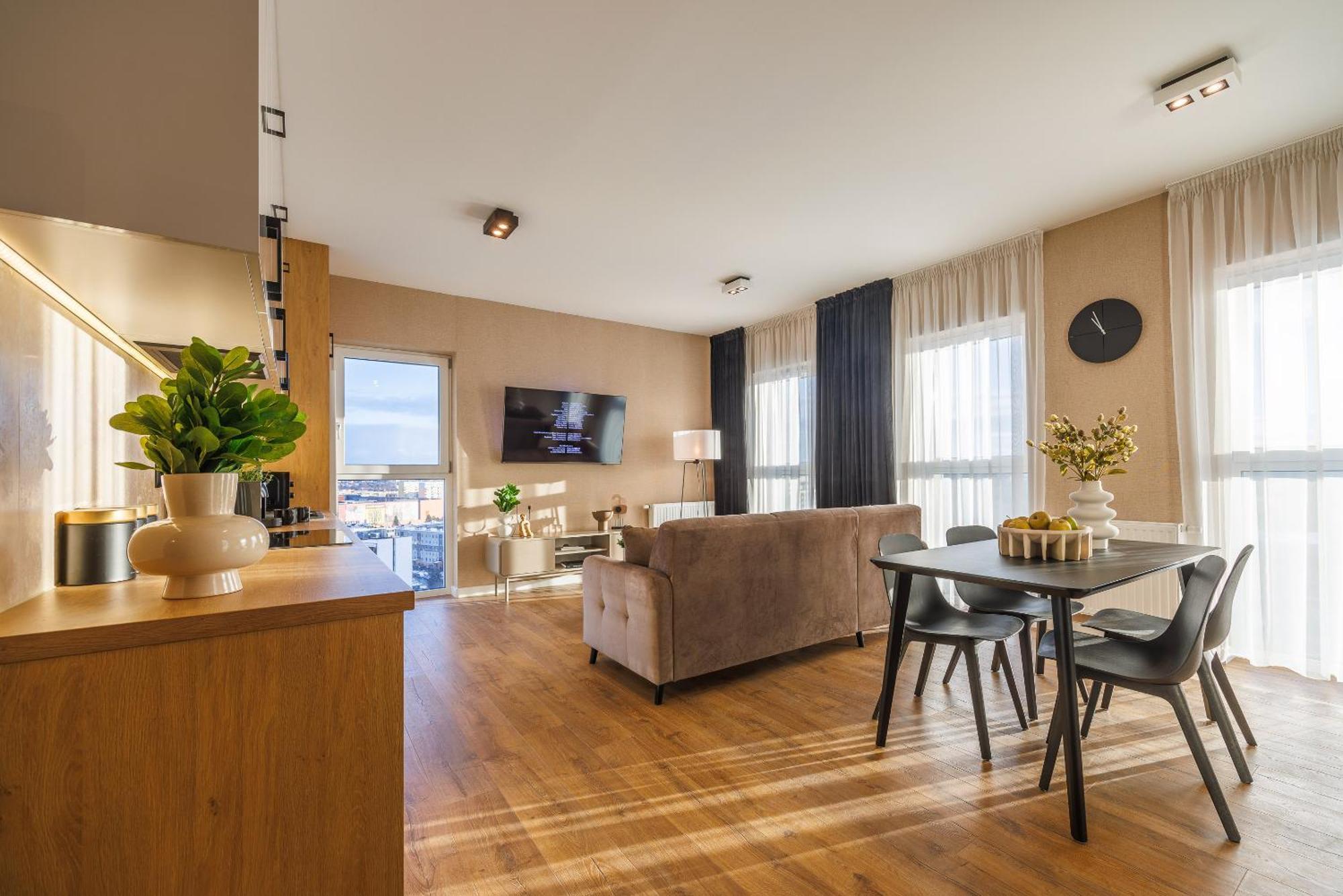 Emihouse Riverside Premium Apartments & Free Parking Rzeszow Oda fotoğraf